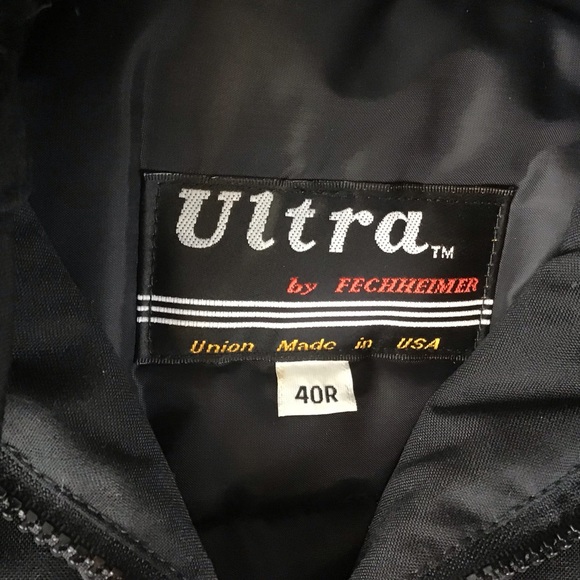 Fechheimer Ultra Mens Bomber Jacket NASA Astronaut Memorial Patch Fur Collar 40R - Picture 4 of 11